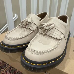 Doc Martens women’s Adrian loafer, parchment beige color, like new!